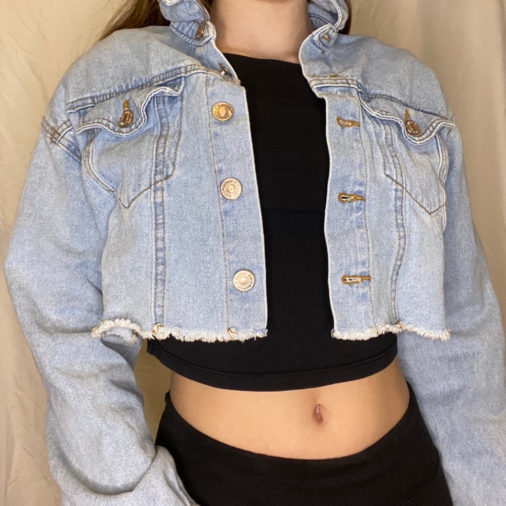 Cropped Denim Jacket!